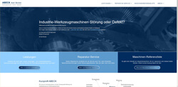 Kleine Ansicht ABeck Maschinenreparatur & Service Website